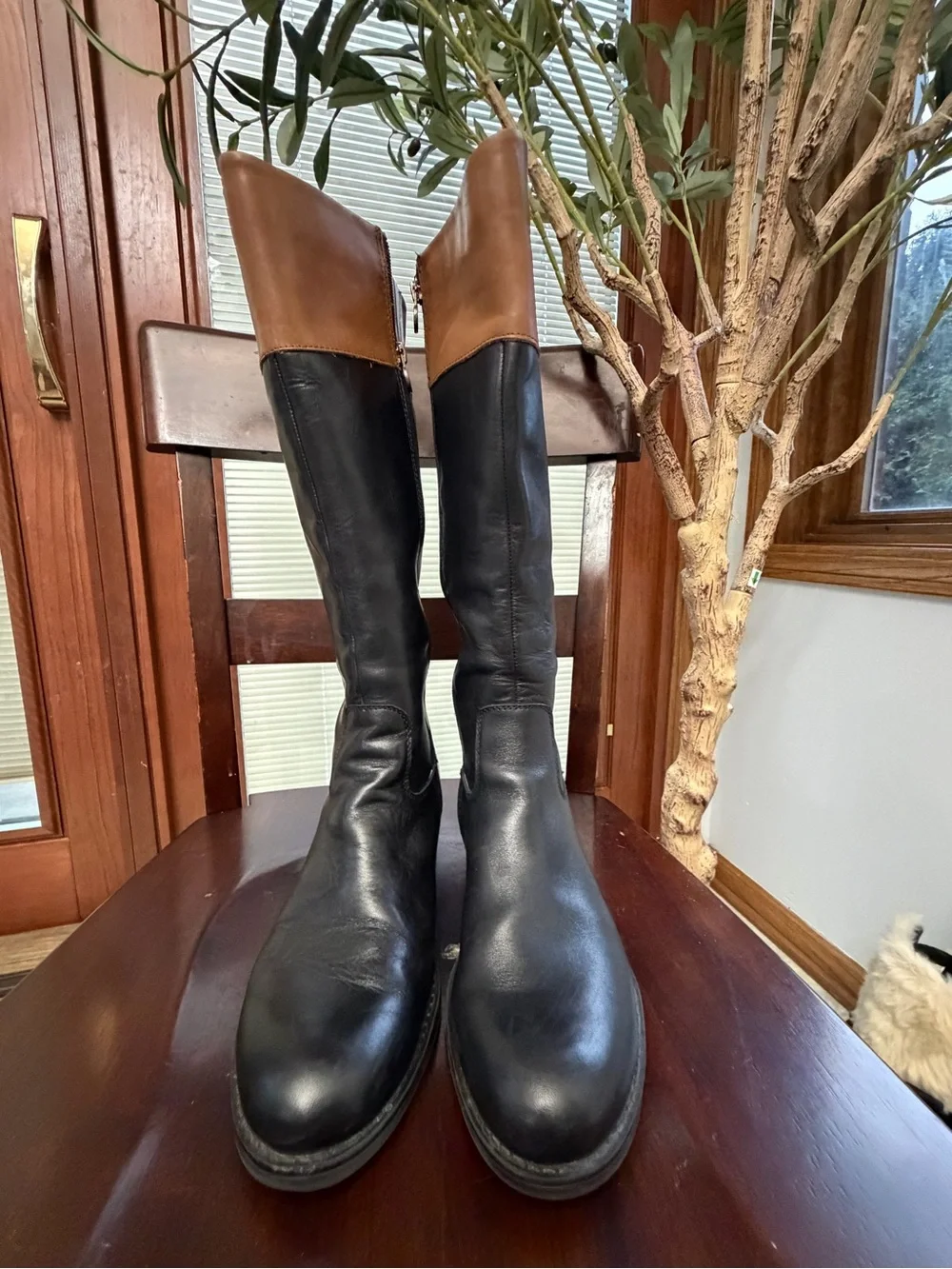 Franco Sarto Leather equestrian Riding Boots women 9